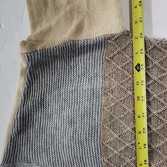 Maurices   Patchwork Cable Knit Cardigan/Size L - Picture 7 of 12
